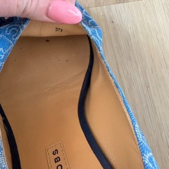 Marc Jacobs Blue Wedges Spellot Espadrille 37.5 - Picture 7 of 7